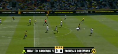 半場多特3-1，小貝林開張，吉拉西、恩梅加進(jìn)球。