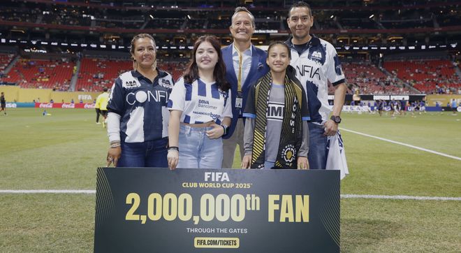 幸運(yùn)降臨！FIFA贈票世俱杯，贈四張門票給第200萬位觀眾。