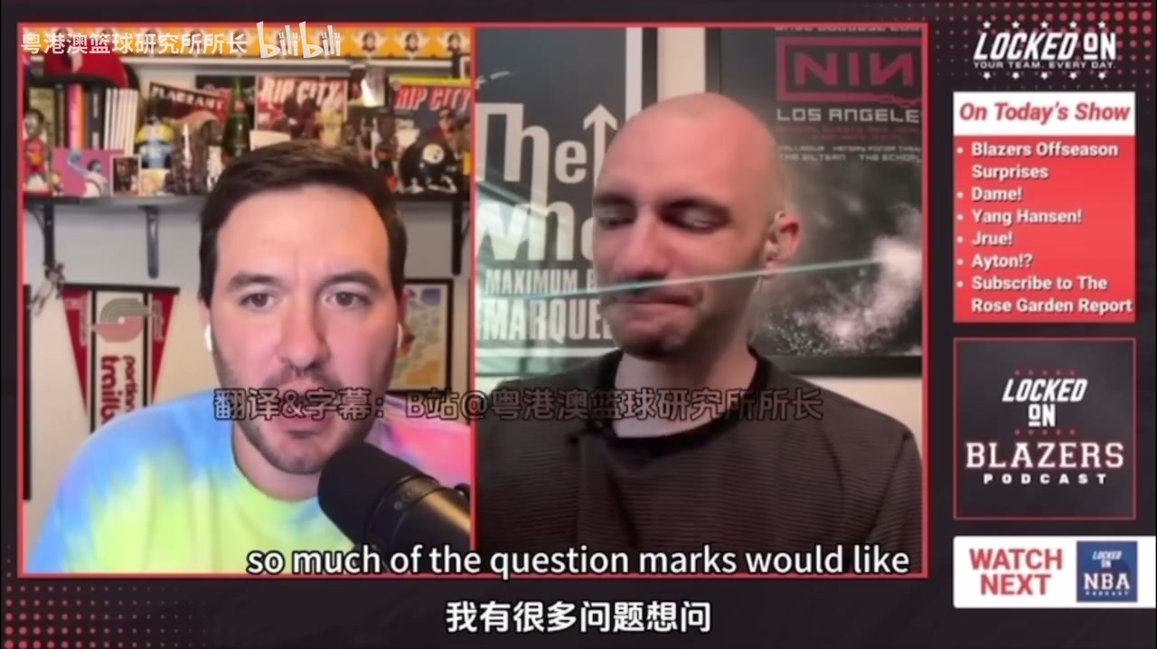 開拓者隊(duì)記楊瀚森雖然不會(huì)英語(yǔ)但他上場(chǎng)敢指揮隊(duì)友也聽得懂