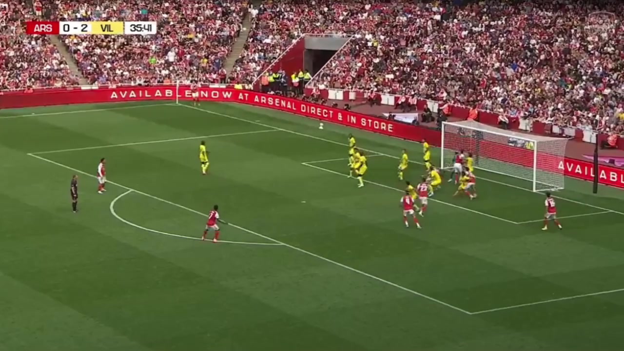 槍手扳回一城馬丁內(nèi)利角球助攻諾爾高無人盯防頭球破門