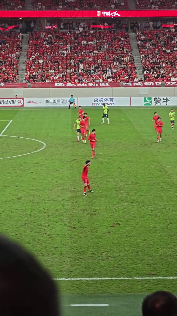 現(xiàn)場(chǎng)球迷實(shí)拍國(guó)足和澳大利亞球員起沖突干他