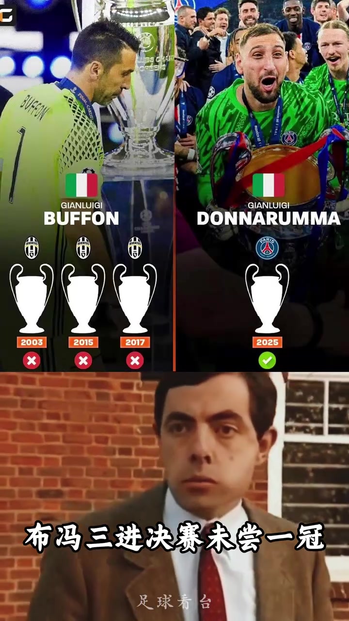 有些東西真的都是命當(dāng)你意識到多納魯馬歐冠冠軍比布馮多時