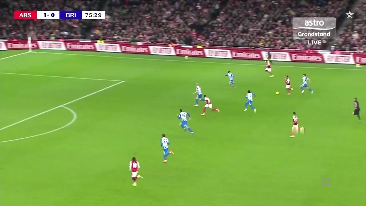 阿森納再下一城安努斯射門被撲薩卡跟進補射破門