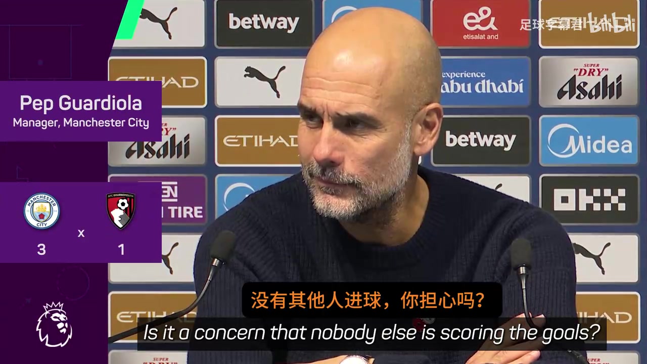 瓜迪奧拉哈蘭德在曼城影響力已達梅羅級別不擔心進球依賴癥