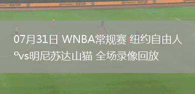 07月31日 WNBA常規(guī)賽 紐約自由人vs明尼蘇達(dá)山貓 全場(chǎng)錄像回放
